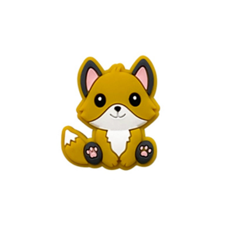 Wholesale 10pcs Cartoon Color Cute Smile Squirrel Beads